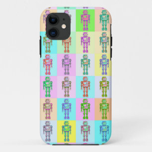 Retro Pop Roboter iPhone 11 Hülle