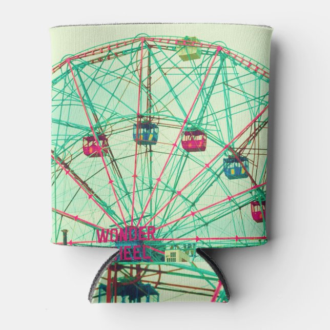 Retro Pop Sommerfest Dosenkühler (Vorderseite)