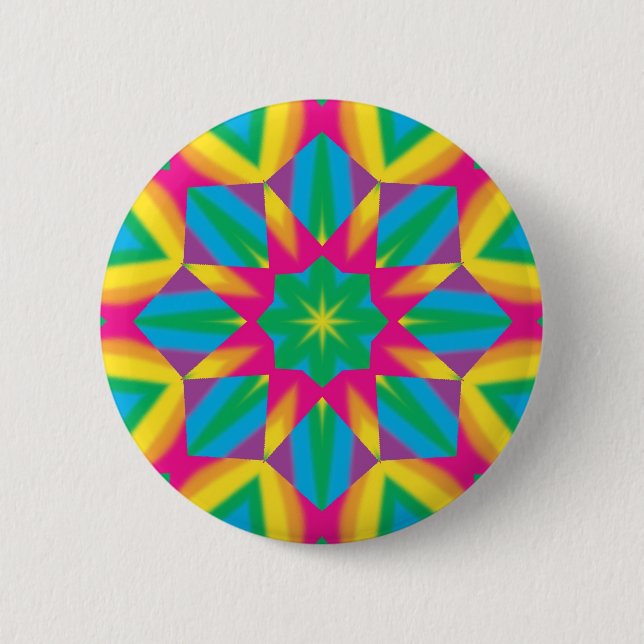Retro Pop Star Button (Vorderseite)