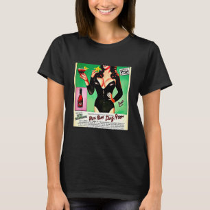 Retro-Pop Vintage-Ausländisch Pflaumenlikör T-Shirt