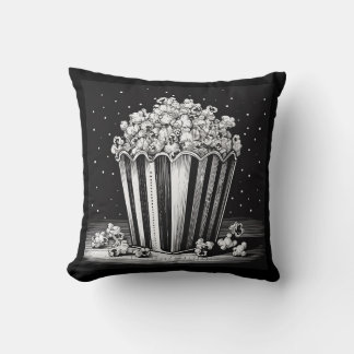 Retro Popcorn Kissen