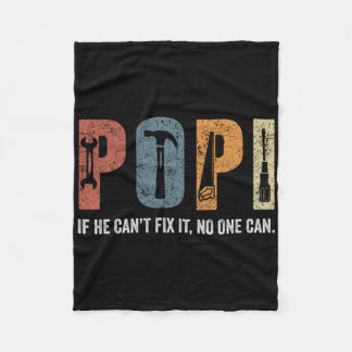 Retro Popi Wenn er es nicht reparieren kann, kann Fleecedecke