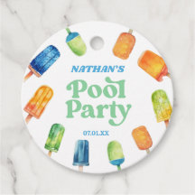 Retro Popsicle Birthday Pool Party