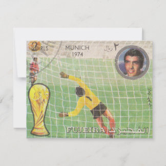 Retro-Porto-Briefmarke München Mitteilungskarte