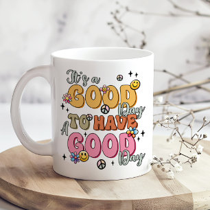 Retro Positivity "It's a Good Day" Kaffeetasse