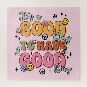 Retro Positivity "It's a Good Day" Puzzle