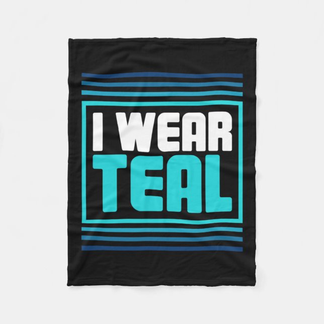 Retro Post Traumatic Stress Ptsd Awareness Fleecedecke (Vorderseite)