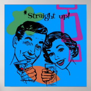 Retro Poster der 50er Jahre - Originelle Kunst von