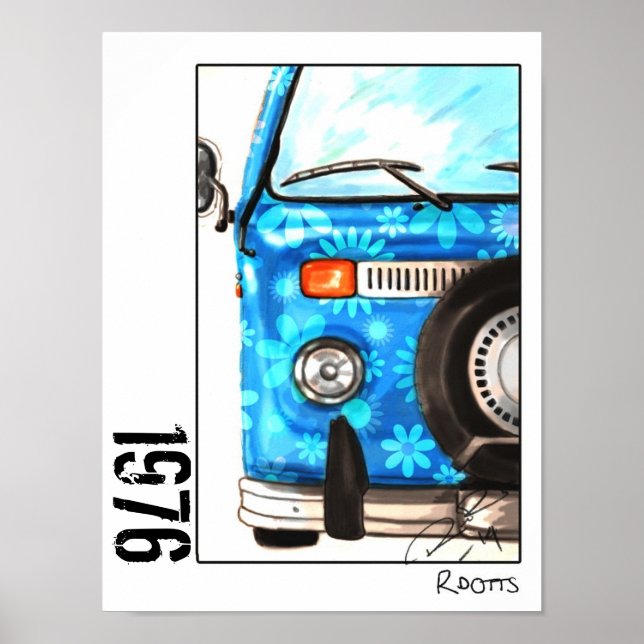 Retro-Poster Poster (Vorne)