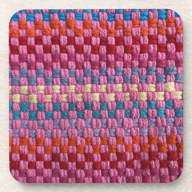 Retro Potholder Hard Plastic Untersetzer (Vorderseite)