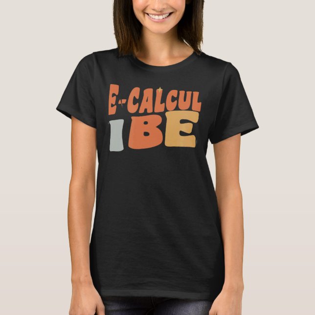 Retro Pre calculus Vibes Teacher Women Kids T-Shirt (Vorderseite)