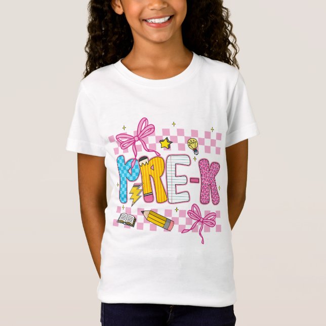 Retro PRE-K  Grade  T-Shirt (Vorderseite)