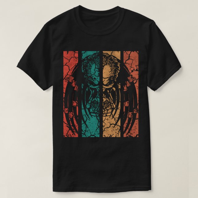 Retro Predator Face T-Shirt (Design vorne)