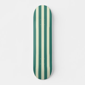 Retro Preppy Sportswear Streifen - Retro Grün Skateboard