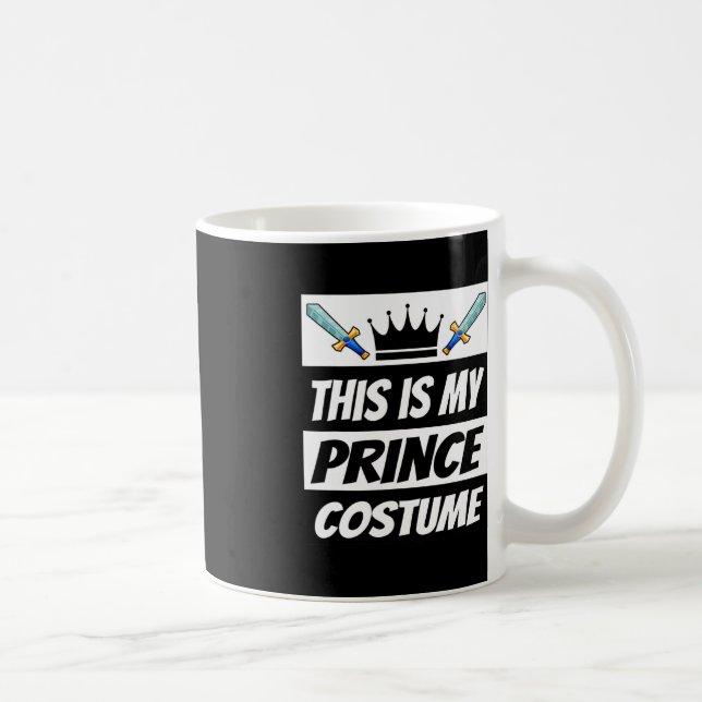 Retro Prince Costume Funny Halloween Kostüm Männer Kaffeetasse (Rechts)