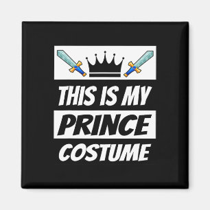 Retro Prince Costume Funny Halloween Kostüm Männer Magnet