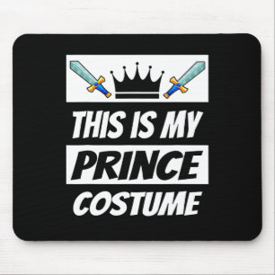 Retro Prince Costume Funny Halloween Kostüm Männer Mousepad