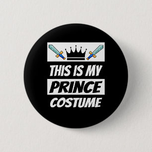 Retro Prince Costume Spaß Halloween Kostüm Männer Button