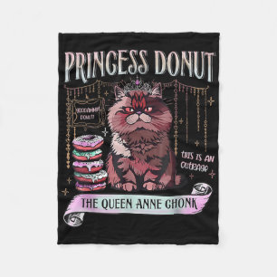 Retro Princess Donut Dungeon Crawler Carl Book Lov Fleecedecke