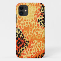 Retro-Print-Haut von Leopard 3