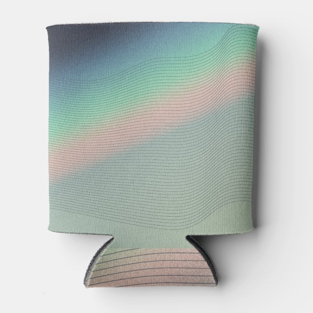 Retro Prism Light: Digitale Nostalgie Dosenkühler (Vorderseite)