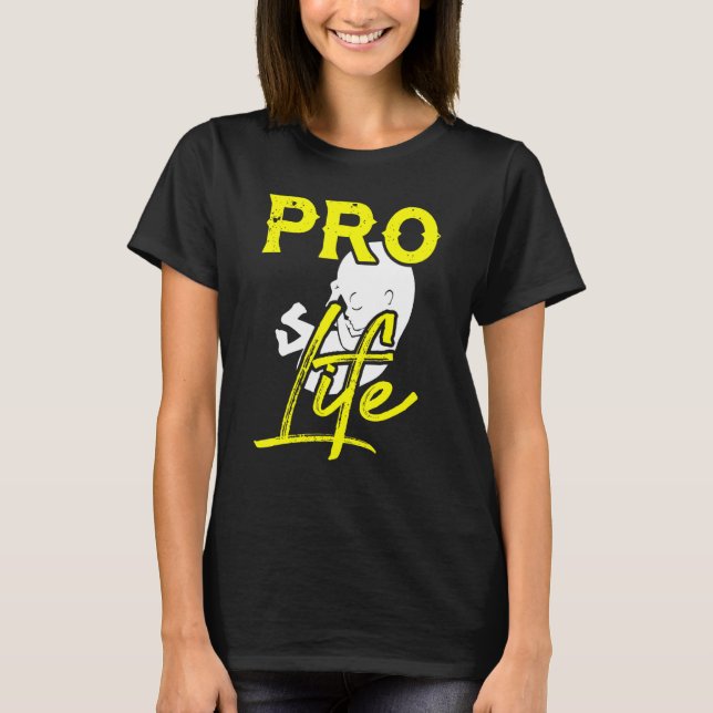 Retro Pro Life Generation Anti Abortion Catholic C T-Shirt (Vorderseite)