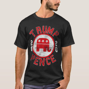 Retro Pro-Trump Pence Republikanischer Elefant Mak T-Shirt