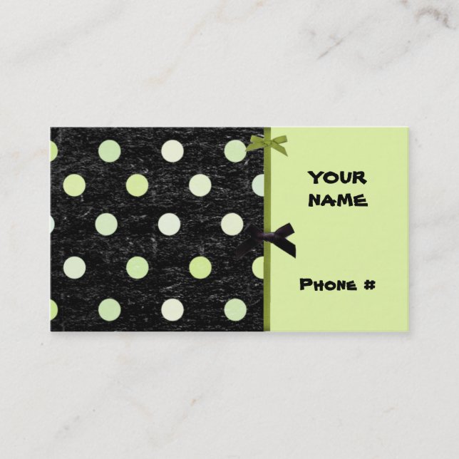 Retro Profil und/oder Visitenkarte (Vorderseite)