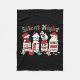 Retro Profol Stille Nacht Intensivstation Pflegend Fleecedecke