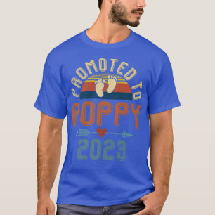 Retro Promoted to Poppy 2023 Erste Mal Poppy Gend T-Shirt