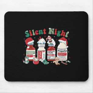 Retro Propofol Stille Nacht Intensivstation Pflege Mousepad