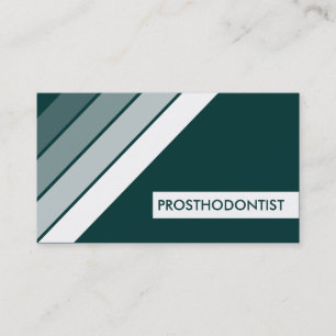 Retro PROSTHODONTIST Visitenkarte