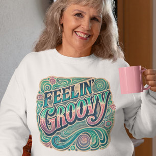 Retro-Psychedelic-Feeling der 70er Jahre Sweatshirt
