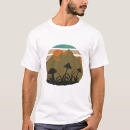 Retro Psychedelic Mushroom Forager T-Shirt