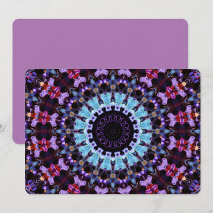 Retro-Psychedelisches Mandala Trippy Hippie Boho-C Einladung