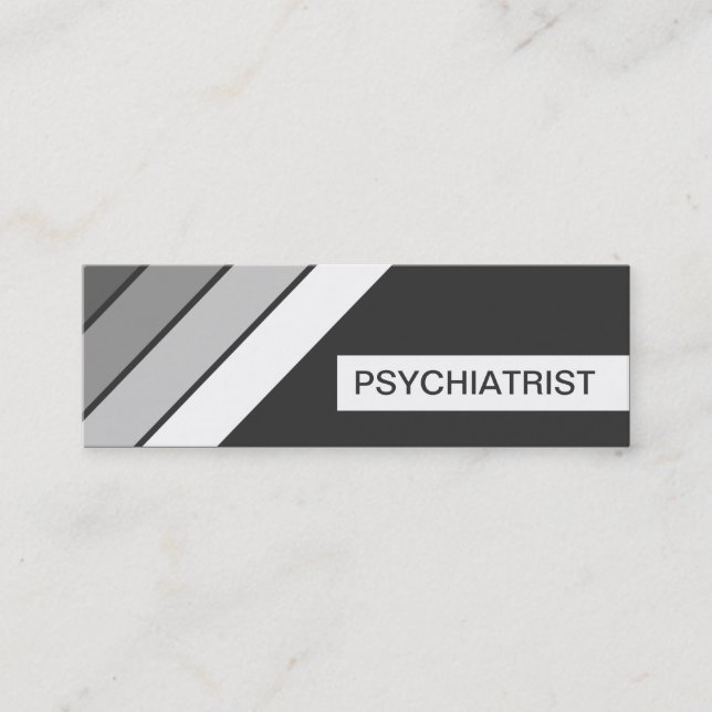 Retro PSYCHIATRIST Mini Visitenkarte (Vorderseite)