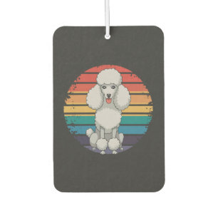 Retro Pudel Liebhaber Hund Geschenke für Pudel Bes Autolufterfrischer