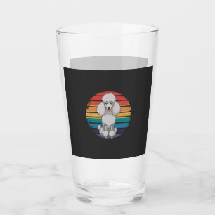 Retro Pudel Liebhaber Hund Geschenke für Pudel Bes Glas