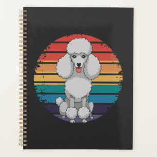 Retro Pudel Liebhaber Hund Geschenke für Pudel Bes Planer