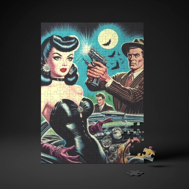 Retro Pulp Illustration Puzzle (Von Creator hochgeladen)