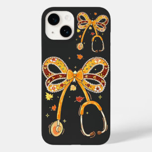 Retro Pumpkin Nurlife Stethoscope Herbst Case-Mate iPhone 14 Hülle