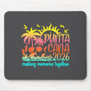 Retro Punta Urlaub Cana Gemeinsame Erinnerungen sc Mousepad