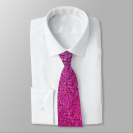 Retro Purples Pinks Vintages Terrazzo-Muster Krawatte