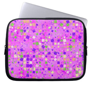 Retro-Quadrate! Laptopschutzhülle