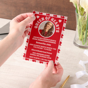 Retro Queen of Hearts Brautparty Foto