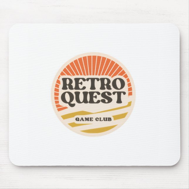 Retro Quest Vintage Gaming Mousepad (Vorne)