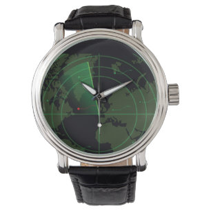 Retro Radarschirm Armbanduhr