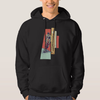 Retro-Radfahrrer im Vintage-Stil Hoodie