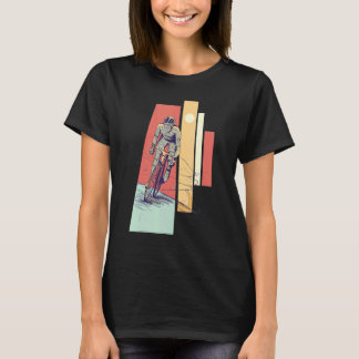 Retro-Radfahrrer im Vintage-Stil T-Shirt