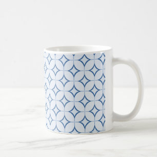 Retro-Radiance-Tasse, Blau Tasse